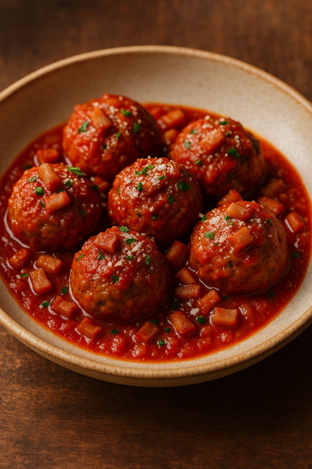 Polpette all'amatriciana